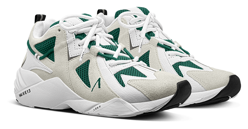 ARKK Collection Tuzon Suede W13 | White Evergreen | Women Tuzon